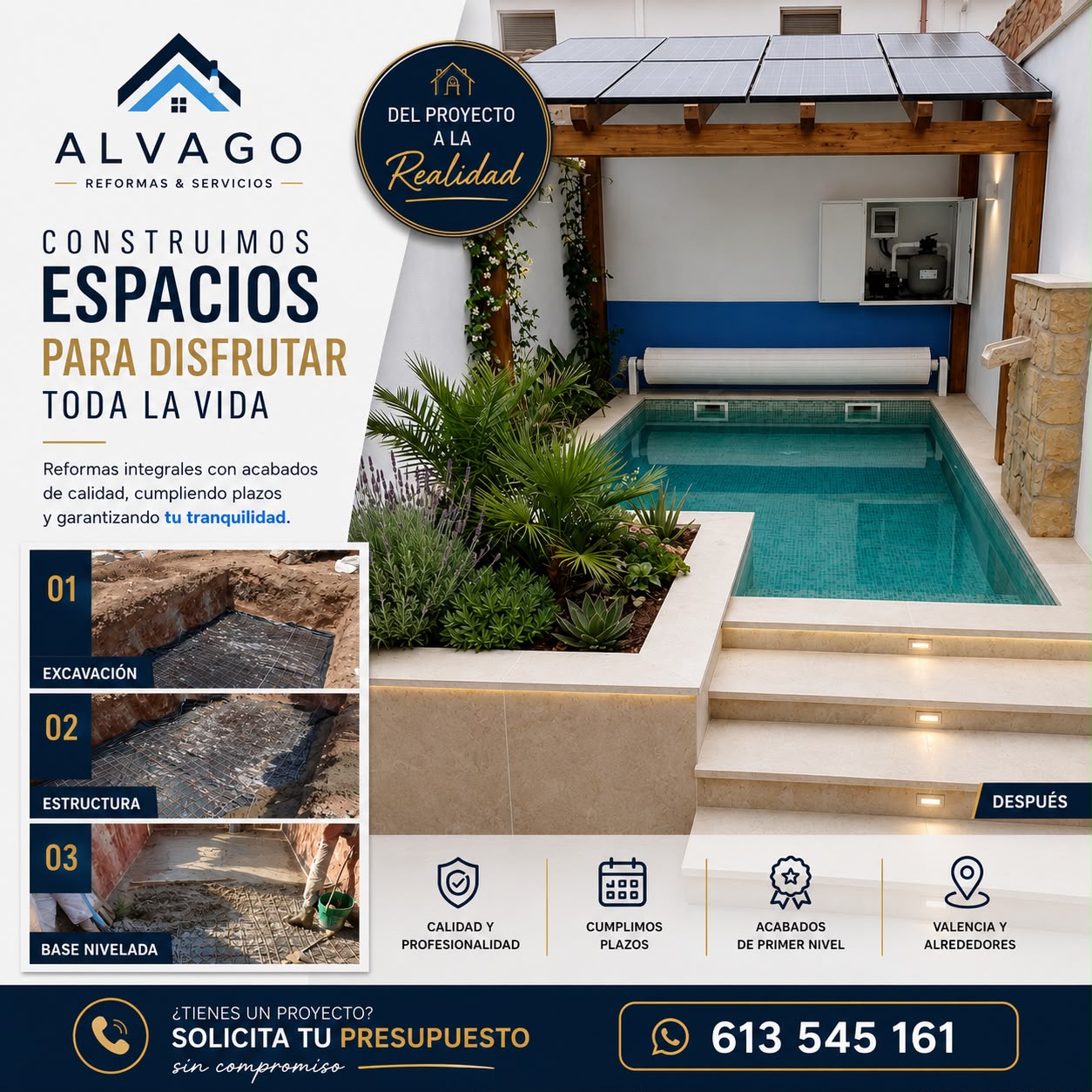 Reforma de piscina por ALVAGO
